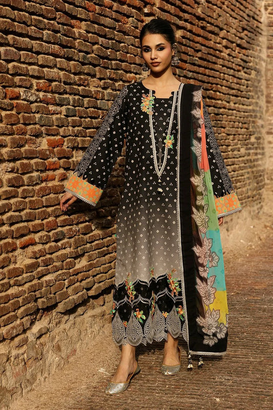 Charizma - Chunri Embroidered Lawn Vol 1 - CHN6-02 - Unstitched