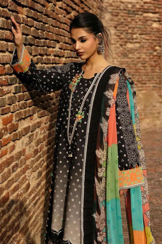 Charizma - Chunri Embroidered Lawn Vol 1 - CHN6-02 - Unstitched