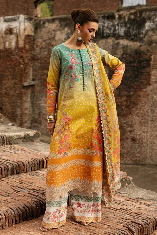 Charizma - Chunri Embroidered Lawn Vol 1 - CHN6-03 - Unstitched