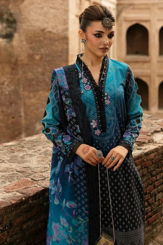 Charizma - Chunri Embroidered Lawn Vol 1 - CHN6-04 - Unstitched