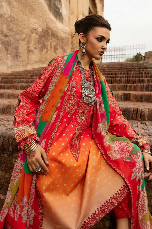 Charizma - Chunri Embroidered Lawn Vol 1 - CHN6-06 - Unstitched