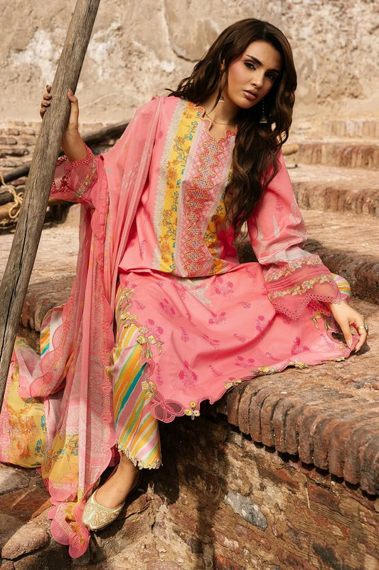 Charizma - Chunri Embroidered Lawn Vol 1 - CHN6-08 - Unstitched