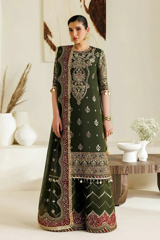 Alizeh - Aymal Bamber Chiffon Collection Vol 4 - AF-BHM-4075-Hyan - Unstitched