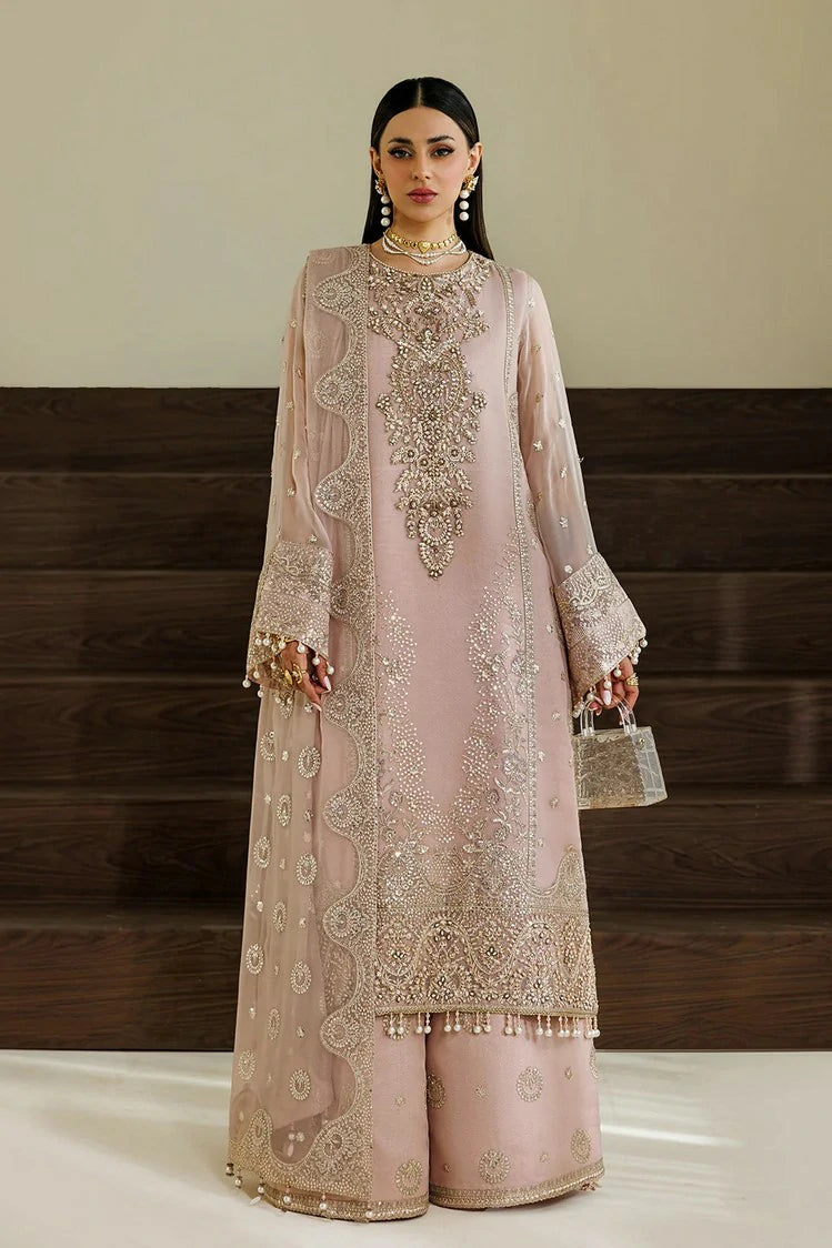 Alizeh - Aymal Bamber Chiffon Collection Vol 4 - AF-BHM-4076-Reef - Unstitched