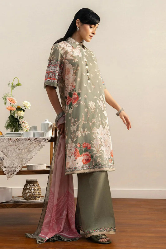 Zara Shahjahan - Coco Prints Drop 2 - ZEN-10A - Unstitched