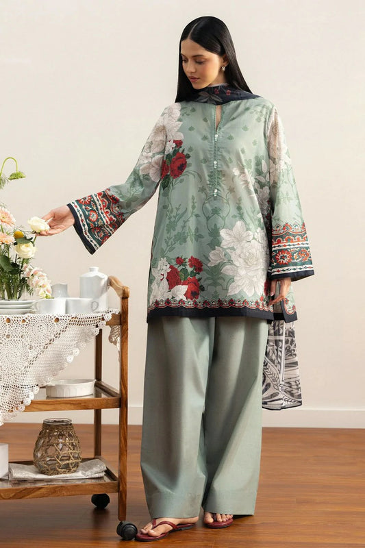 Zara Shahjahan - Coco Prints Drop 2 - ZEN-10B - Unstitched