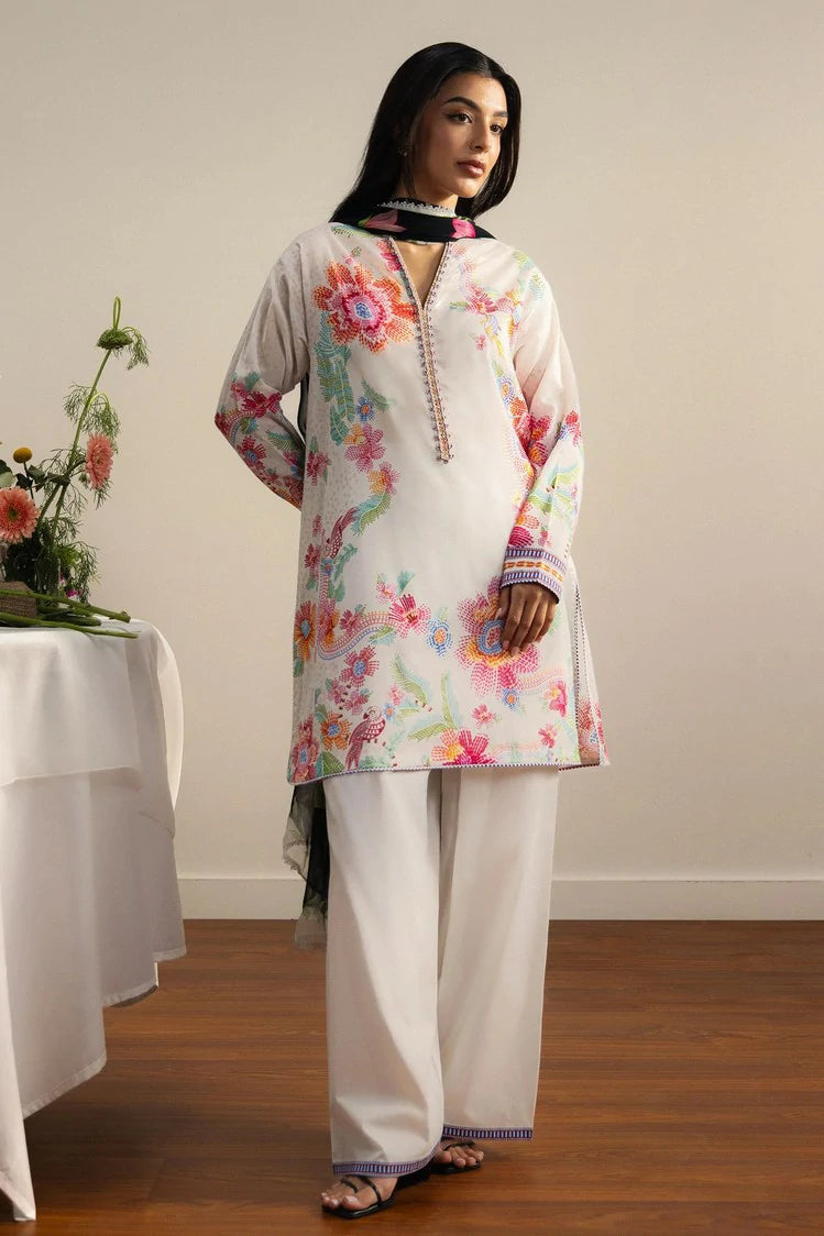 Zara Shahjahan - Coco Prints Drop 2 - ASAHI-2B - Unstitched