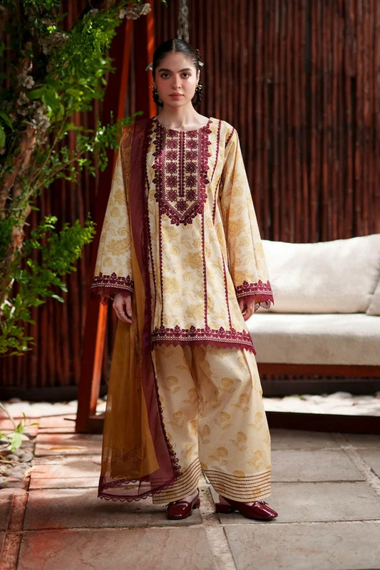 Saira Rizwan - Laanem SS Unstitched Collection - ZAREEN-A-06 - Unstitched