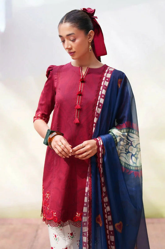 Saira Rizwan - Laanem SS Unstitched Collection - ELOWEN-B-08 - Unstitched