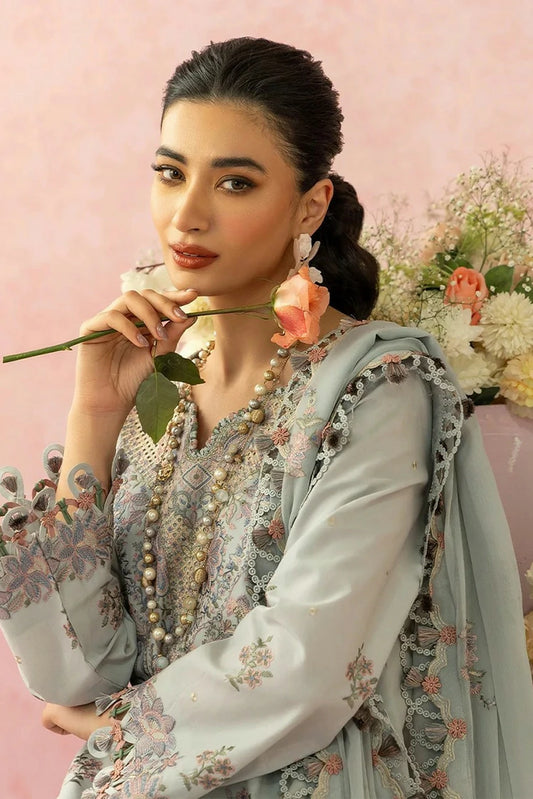 Asim Jofa - Luxury Lawn - AJULW-01 - Unstitched