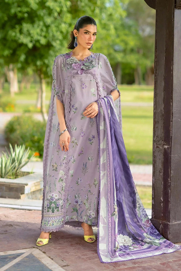 Elaf - Bridgerton Prints - EPB-6A LILAC GARDEN - Unstitched
