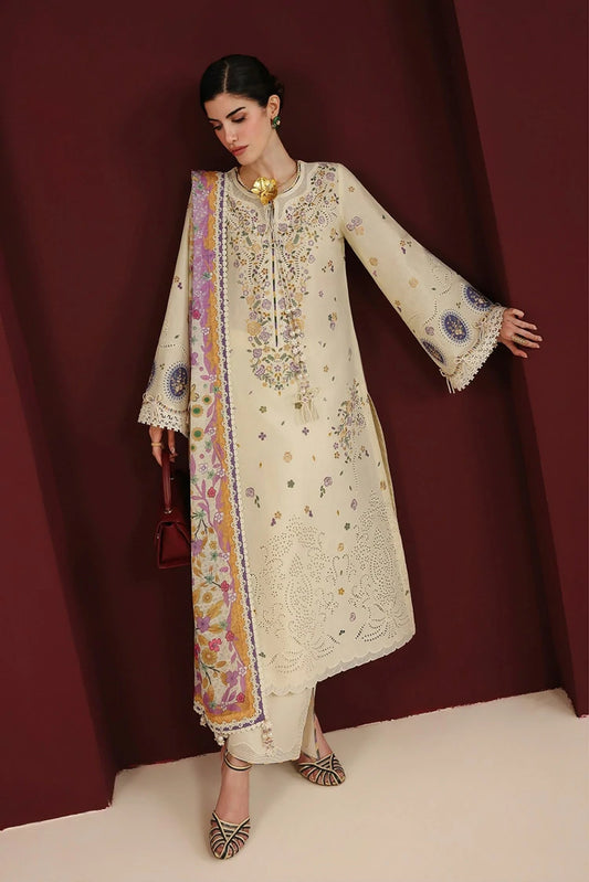 Jazmin - Iris Luxury Eid Lawn - IL26 D-01 - Unstitched