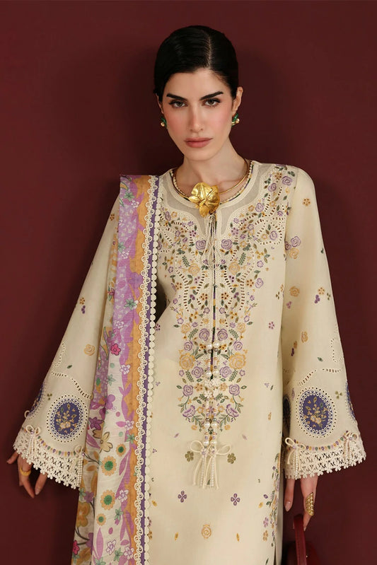 Jazmin - Iris Luxury Eid Lawn - IL26 D-01 - Unstitched