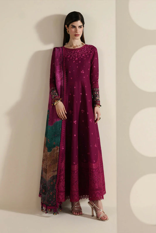 Jazmin - Iris Luxury Eid Lawn - IL26 D-02 - Unstitched