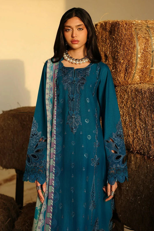 Nureh - Raha Embroidered Lawn Doria Collection Vol 2 - NE-247 - Unstitched