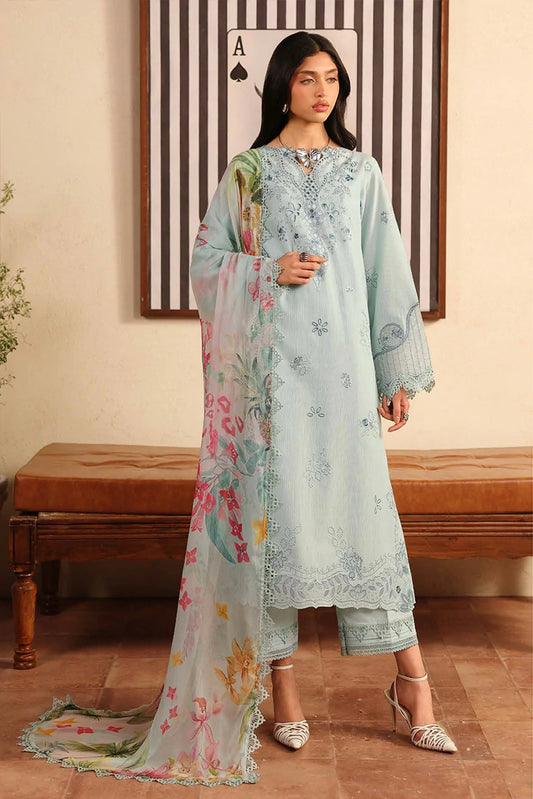 Nureh - Raha Embroidered Lawn Doria Collection Vol 2 - NE-250 - Unstitched