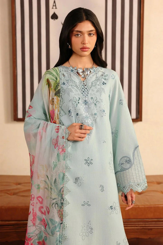Nureh - Raha Embroidered Lawn Doria Collection Vol 2 - NE-250 - Unstitched