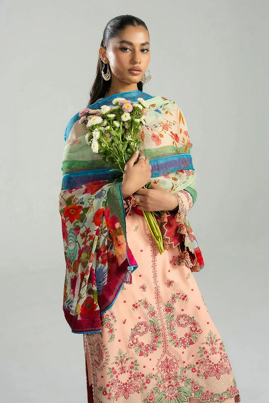 Hussain Rehar - Zan Spring Summer - D-102 Seftali - Unstitched