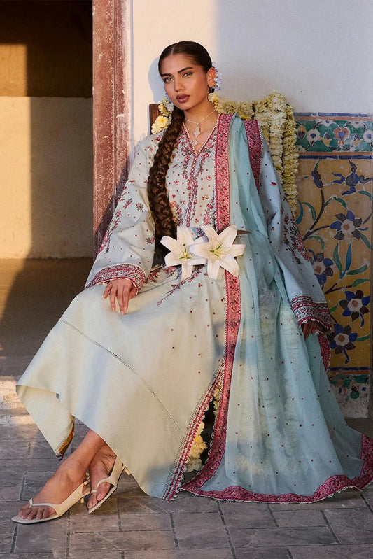 Hussain Rehar - Zan Spring Summer - D-103 Firuz - Unstitched