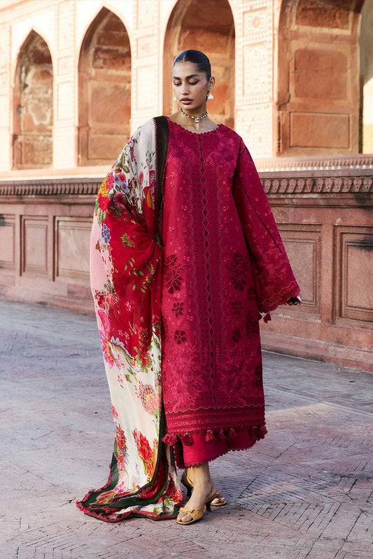 Hussain Rehar - Zan Spring Summer - D-104 Qermez - Unstitched