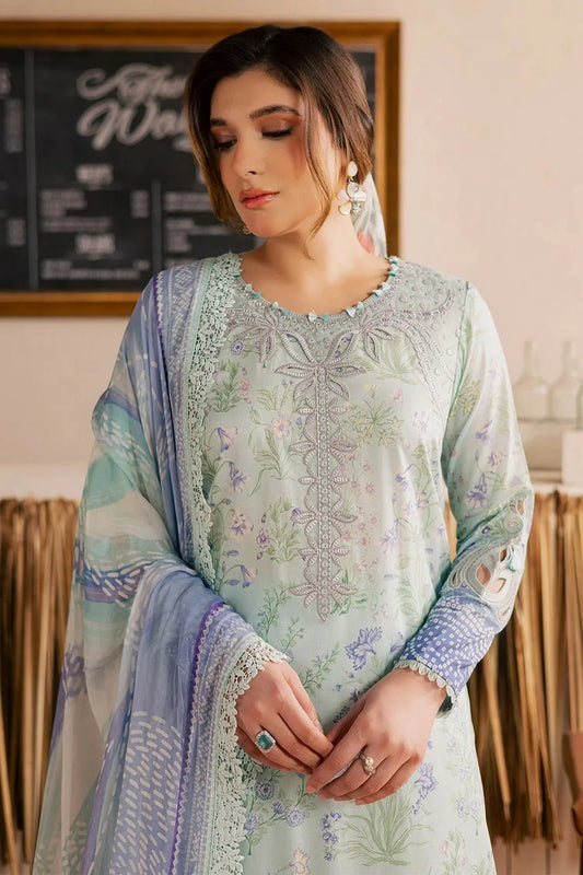 Nureh - Gardenia Embroidered and Printed Lawn Collection Vol 2 - NSG-215 - Unstitched