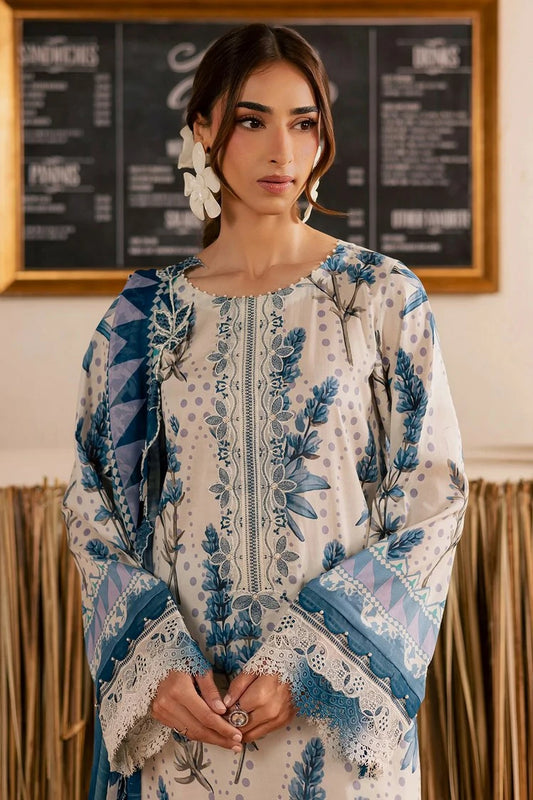 Nureh - Gardenia Embroidered and Printed Lawn Collection Vol 2 - NSG-220 - Unstitched