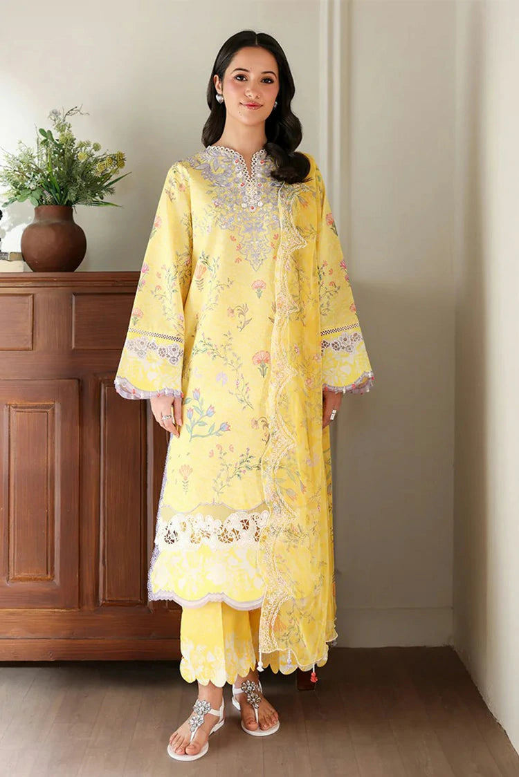Roheenaz - Sunlit Tales Embroidered Edit - 01-Honey Haze - Unstitched