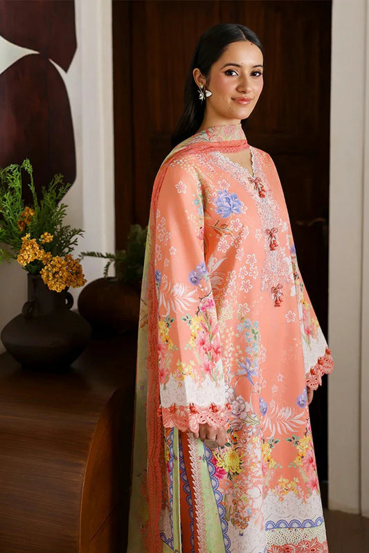Roheenaz - Sunlit Tales Embroidered Edit - 10-Blush tale - Unstitched