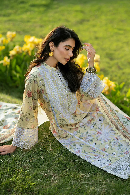 Zainab Chottani - ZC Luxe Lawn - Dune-12 - Unstitched