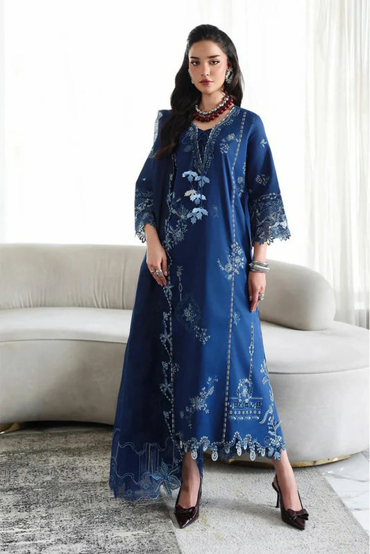 Qalamkar - Qline Lawn Drop 2 - QKL-01 SORAI - Unstitched