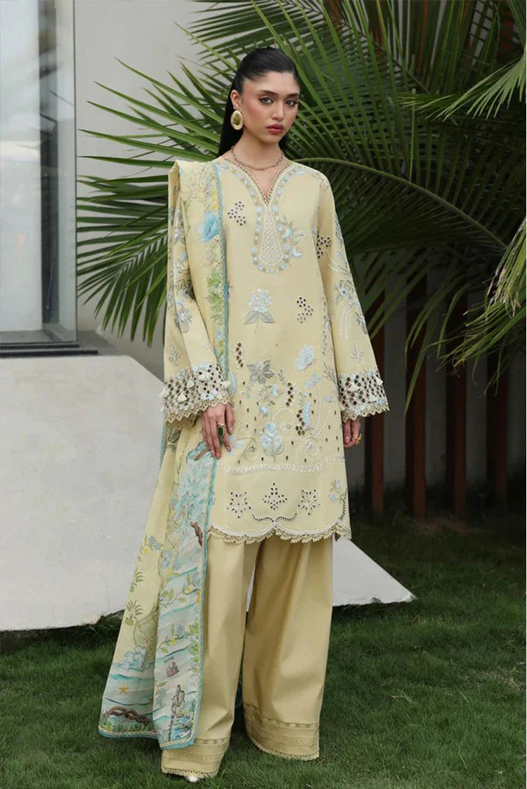 Qalamkar - Qline Lawn Drop 2 - QKL-11 MEIRA - Unstitched