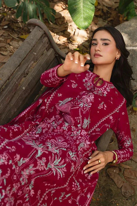 Ayzel - Whisper Embroidered Lawn Collection - 1237-BLOOM - Unstitched