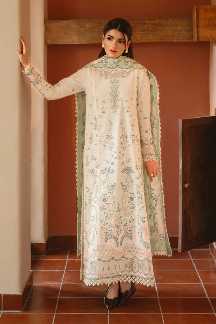 Ayzel - Whisper Embroidered Lawn Collection - 1238-BAREEZE - Unstitched