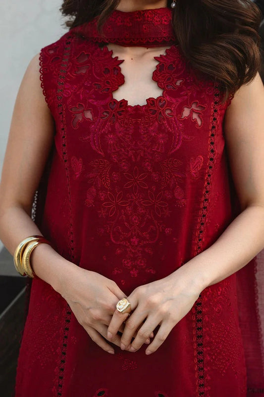 Ayzel - Whisper Embroidered Lawn Collection - 1239-BLUSH - Unstitched