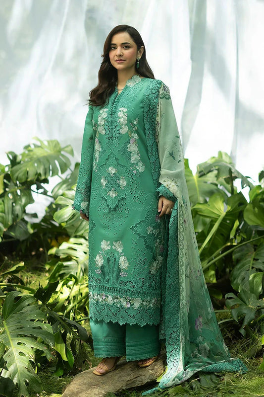 Elaf - Luxury Lawn Unstitched Vol 2 - ELQ-2A LOVER'S EDEN - Unstitched
