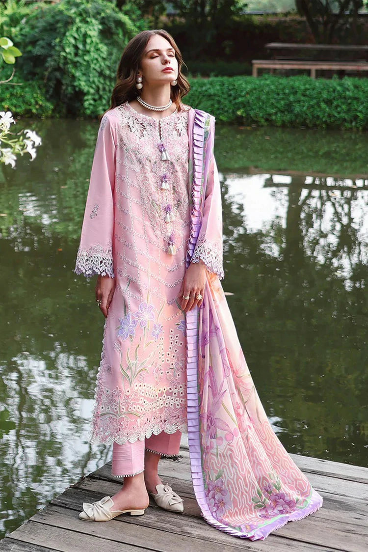 Mushq - Hemline The Secret Garden Beyond the Garden Gate - 02-Moonpetal - Unstitched