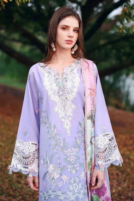 Mushq - Hemline The Secret Garden Beyond the Garden Gate - 07-Hidden Dahlia - Unstitched