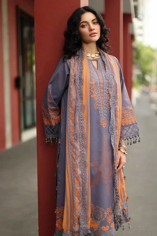 Charizma - Combination Embroidered Lawn Collection Vol 3 - CC6-19 - Unstitched