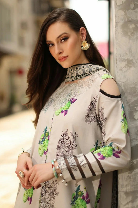 Charizma - Combination Embroidered Lawn Collection Vol 3 - CC6-23 - Unstitched
