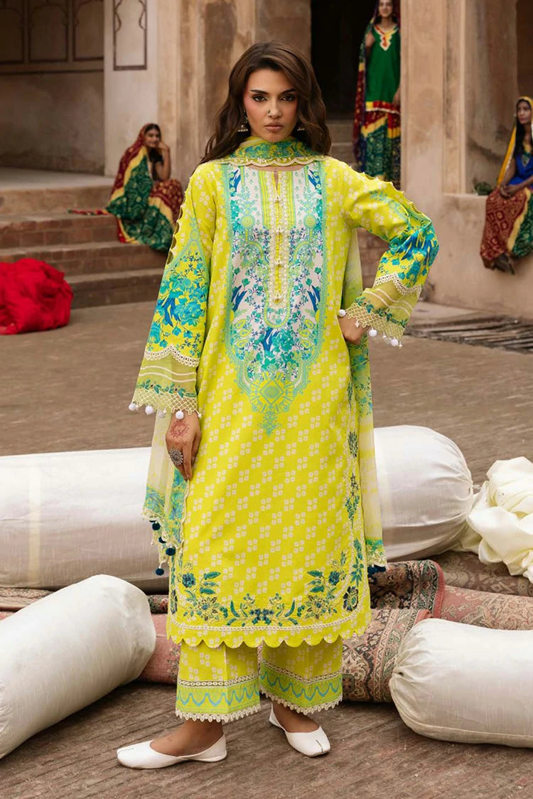 Charizma - Combination Embroidered Lawn Collection Vol 3 - CC6-25 - Unstitched