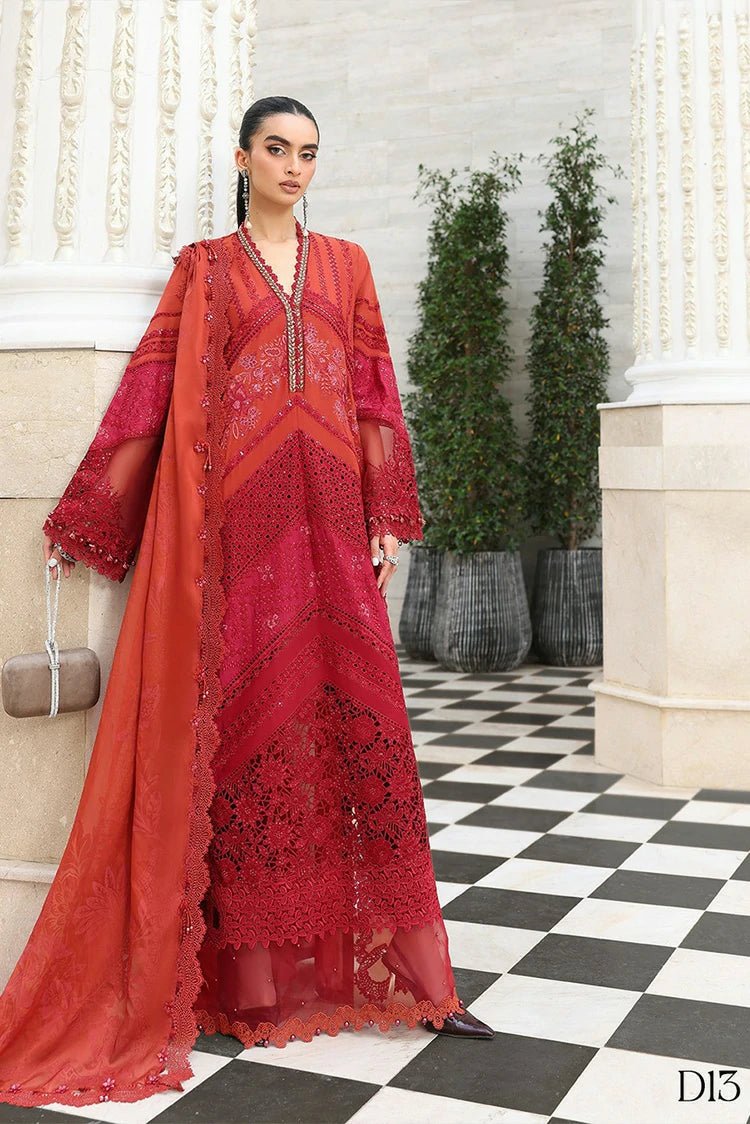 Maria B - Luxury Lawn Eid 2 - Design 13 - Unstitched