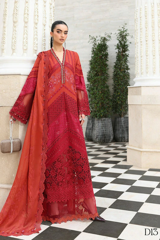 Maria B - Luxury Lawn Eid 2 - Design 13 - Unstitched