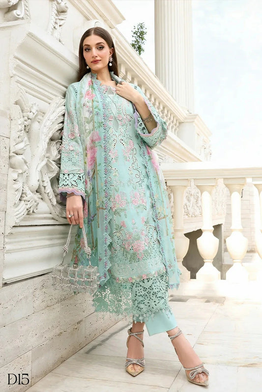 Maria B - Luxury Lawn Eid 2 - Design 15 - Unstitched