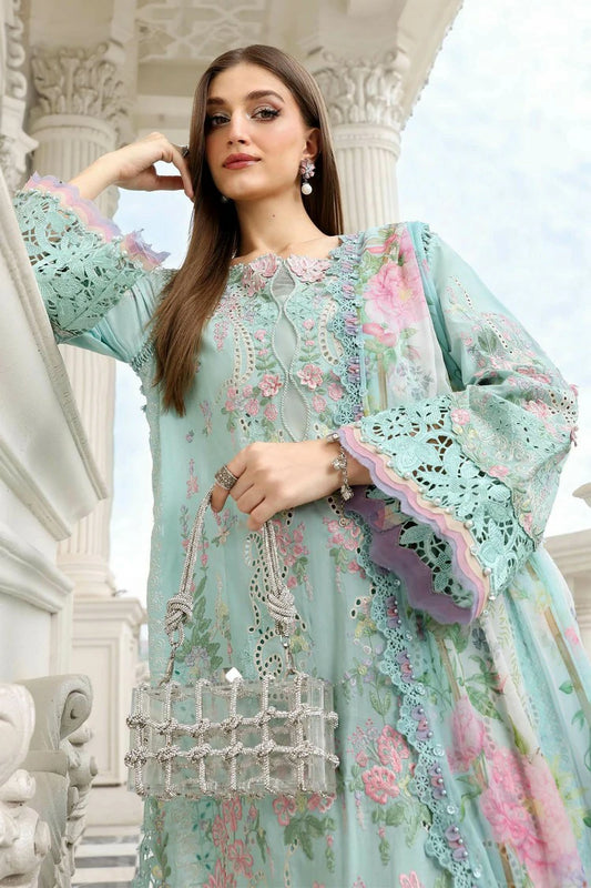 Maria B - Luxury Lawn Eid 2 - Design 15 - Unstitched
