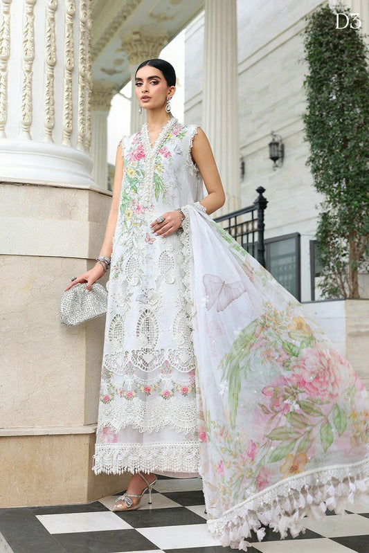 Maria B - Luxury Lawn Eid 2 - Design 03 - Unstitched