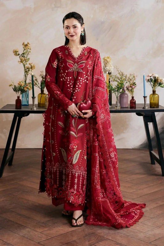 Maryam Hussain - Luxury Lawn Vol 2 - 03-Daneen - Unstitched