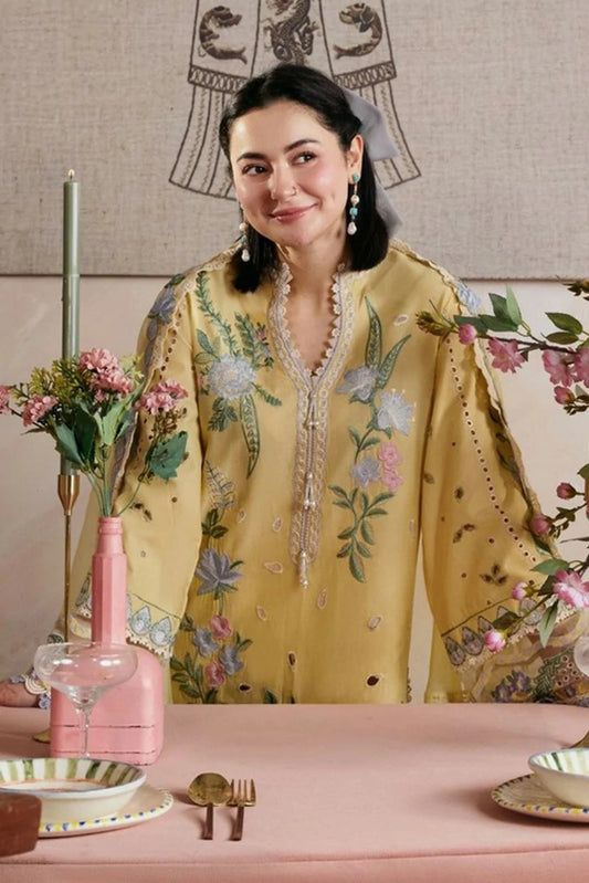 Maryam Hussain - Luxury Lawn Vol 2 - 06-Hamna - Unstitched