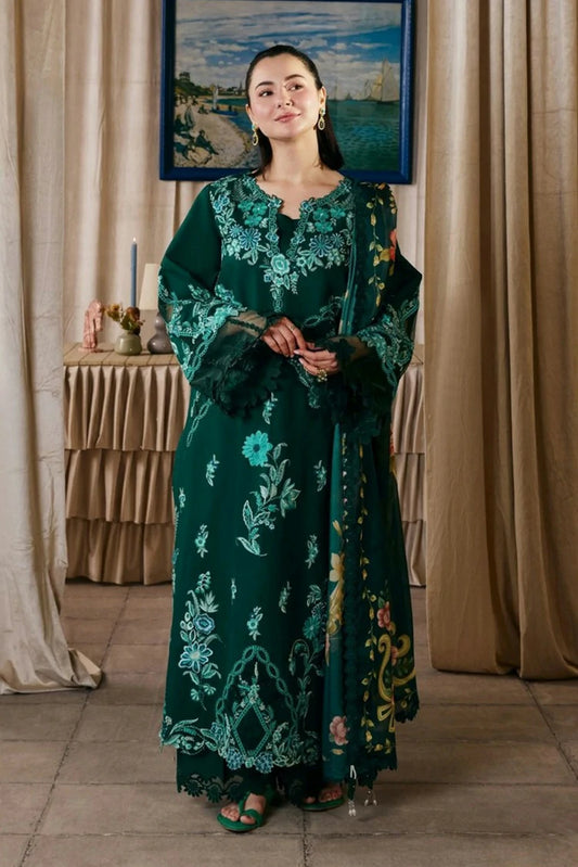 Maryam Hussain - Luxury Lawn Vol 2 - 07-Maheer - Unstitched