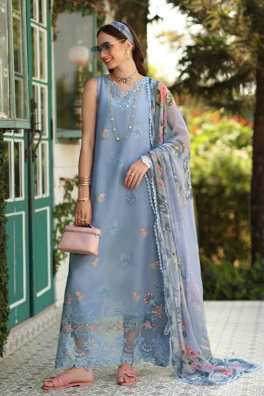 Noor by Saadia Asad - Noor Eid Luxe Printskhaas Collection - 01-Velisse - Unstitched