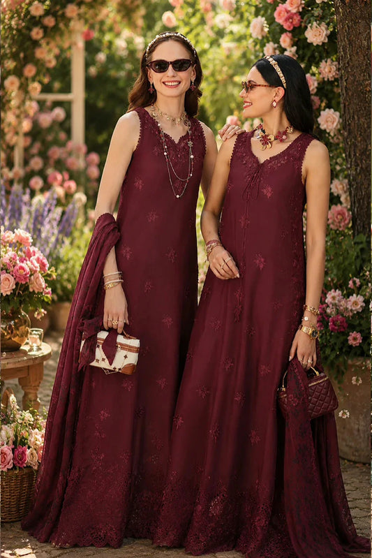 Noor by Saadia Asad - Noor Eid Luxe Printskhaas Collection - 10-Mireye - Unstitched